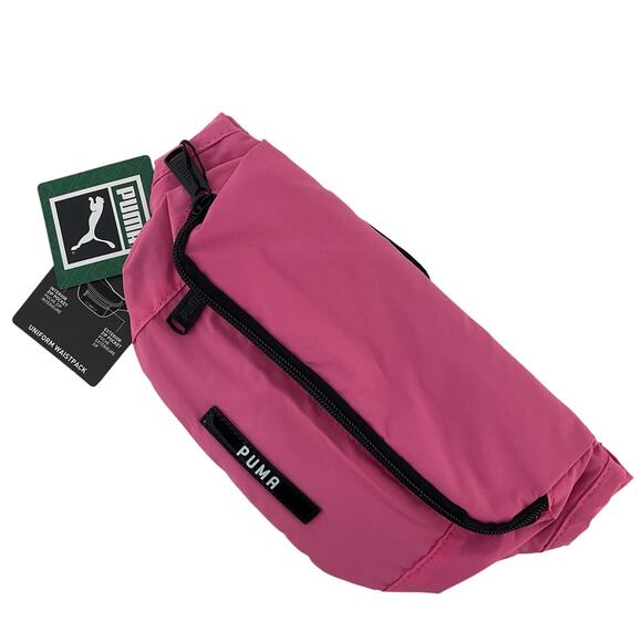 PUMA Pink Polyester Belt Bag & Fanny Pack Sport Accessory Women’s NWT - Picture 1 of 4
